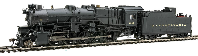 Class I1sa 2-10-0 90F82, Short Tender w/Sound, DCC & Smoke - Paragon3(TM) -- Pennsylvania Railroad #4336 (black, graphite, Tuscan, Modern Headlight)