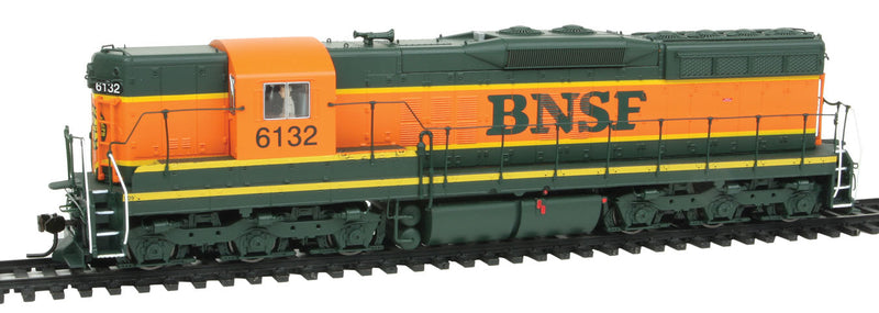 EMD SD9 w/Sound & DCC - Paragon3(TM) -- Burlington Northern Santa Fe #6132 (orange, green)