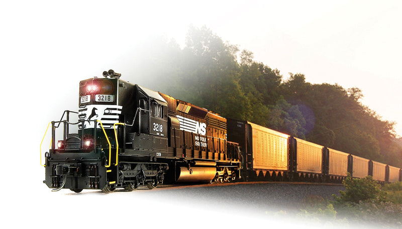 EMD SD40-2 High-Nose w/Sound & DCC - Paragon3(TM) -- Norfolk Southern #1627 (black, white, black Sill Stripe)