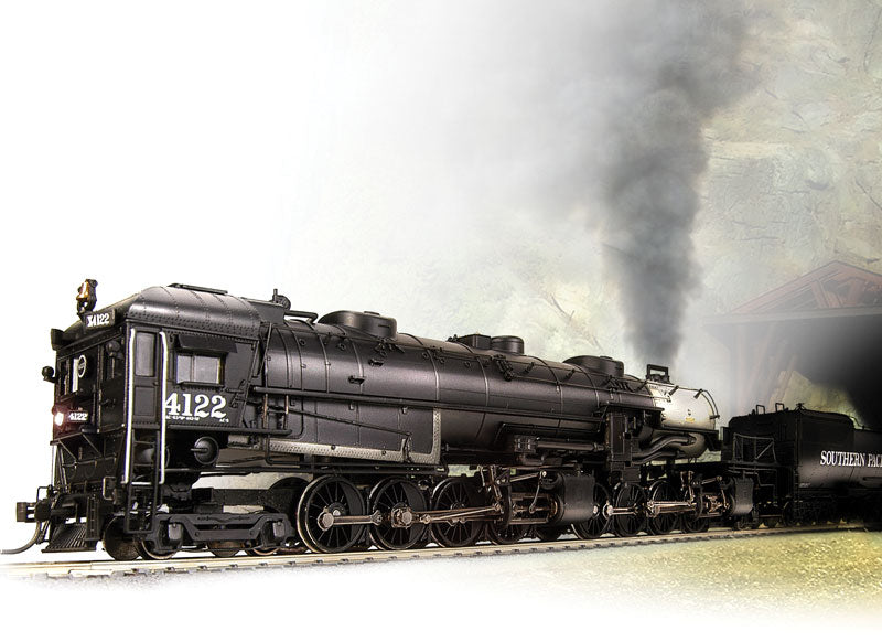 Class AC5 4-8-8-2 Cab Forward w/Sound & DCC - Paragon4 -- Southern Pacific #4118 (black, silver)