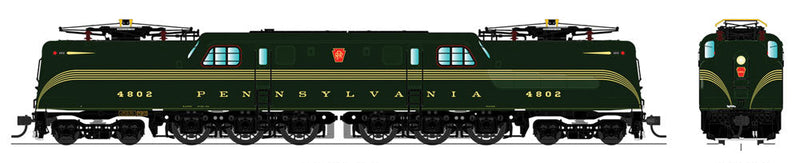 GG1 Electric w/Sound & DCC - Paragon3 -- Pennsylvania Railroad #4825 (Brunswick Green, 5-Stripe, Roman Lettering)