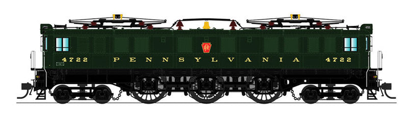 Class P5a Boxcab Freight Type w/Sound & DCC - Paragon3 -- Pennsylvania Railroad #4722 (Brunswick Green, Buff Round Roman Lettering)