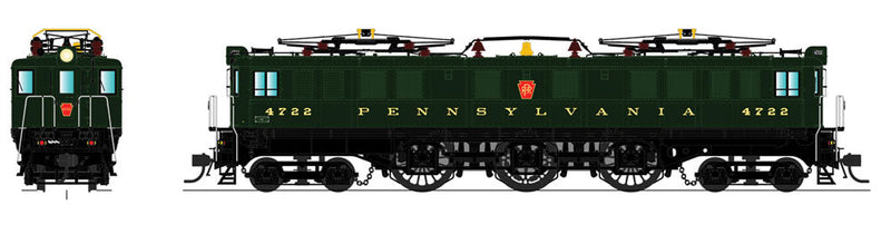 Class P5a Boxcab Freight Type w/Sound & DCC - Paragon3 -- Pennsylvania Railroad #4735 (Brunswick Green, Buff Round Roman Lettering)