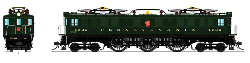 Class P5a Boxcab Freight Type w/Sound & DCC - Paragon3 -- Pennsylvania Railroad #4773 (Brunswick Green, Buff Round Roman Lettering)