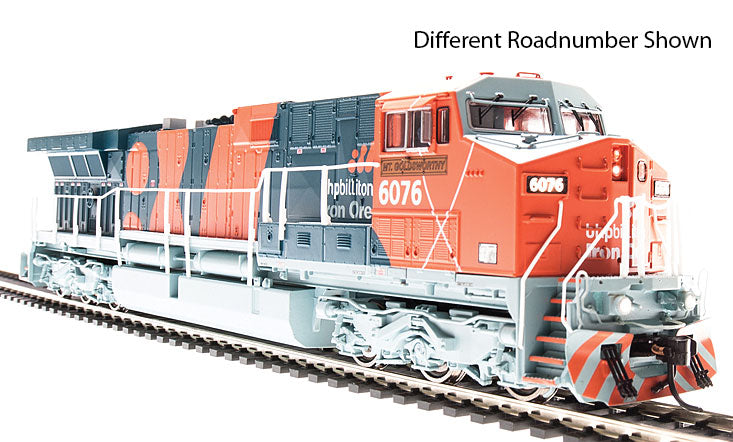 GE AC6000 w/Sound, DCC & Smoke - Paragon3 -- BHP Iron Ore #6070 Port Hedland (Bubble Scheme, orange, gray, silver)
