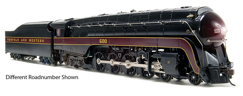 N&W Class J 4-8-4 w/Sound, DCC & Smoke - Paragon3(TM) -- Norfolk & Western #610 (In-Service Version, black, maroon)