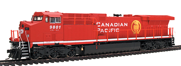 GE AC6000CW w/Sound - Standard DC - Blue Line(TM) -- Canadian Pacific #9801 (Golden Beaver Scheme; High Ditch Light)