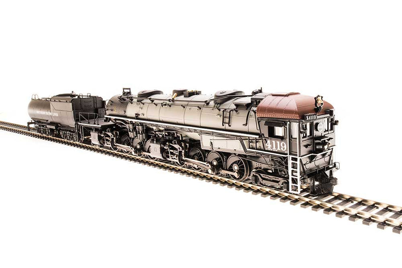 Class AC5 4-8-8-2 Cab Forward - Sound and DCC - Paragon3 -- Southern Pacific 4124 (gray, black, brown, Lines Lettering)