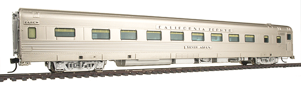 Paragon(TM) Series "California Zephyr" 16 Section Sleeper - Assembled, Lig -- Denver & Rio Grande Western #1120 "Silver Aspen"