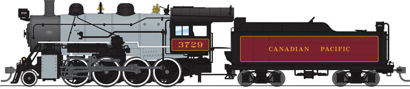2-8-0 Consolidation - Sound, DCC & Smoke - Paragon3(TM) -- Canadian Pacific 3729 (gray, graphite, maroon)