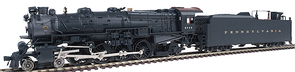 Paragon(TM) Series Steam 4-8-2 Powered w/Sound & DCC - Limited-Run -- Pennsylvania Railroad M1b #6744 Painted & Lettered