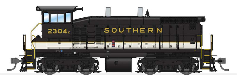 EMD SW1500 with Sound & DCC - Paragon3(TM) -- Southern Railway 2304 (Tuxedo, black, white, gold)