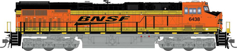 GE ES44AC with Sound, DCC and Smoke - Paragon3(TM) -- Burlington Northern & Santa Fe #6438 (orange, black; Wedge Logo)