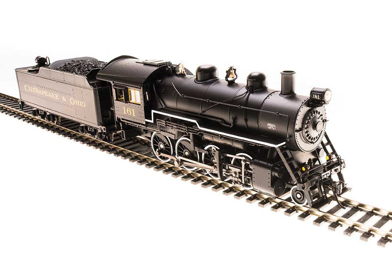2-8-0 Consolidation - Sound and DCC - Paragon3 -- Chesapeake & Ohio 166 (black, graphite)