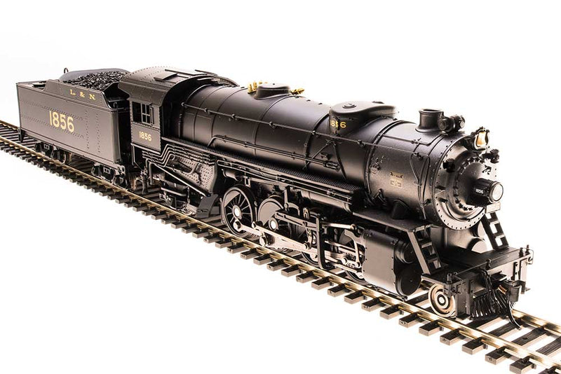 USRA 2-8-2 Heavy Mikado with Sound and DCC - Paragon3 -- Louisville & Nashville 1856 (black, graphite, yellow)