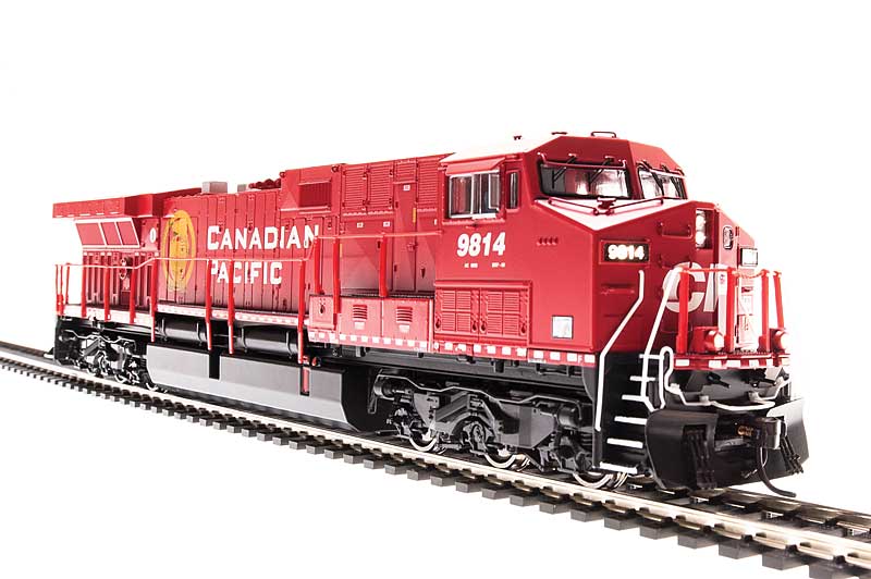 GE AC6000 - Sound, DCC and Smoke - Paragon3 -- Canadian Pacific 9821 (red, white, Golden Beaver Logo)