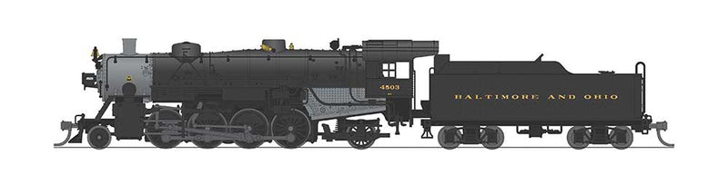 USRA 2-8-2 Light Mikado - Sound and DCC - Paragon3(TM) -- Baltimore & Ohio 4503 (black, graphite)
