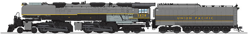4-6-6-4 Challenger Late, Smoke Lifters, Oil Tender, Sound, DCC, Smoke - Para -- Union Pacific 3978 (2-Tone Gray)