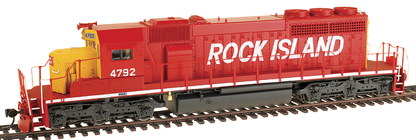 Paragon(TM) Series Diesel EMD SD40-2 - Powered - No Dynamic Brake -- Rock Island #4792