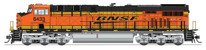 GE ES44AC - Sound and DCC - Paragon3 -- Burlington Northern & Santa Fe #6433 (orange, black, yellow; Wedge Logo)