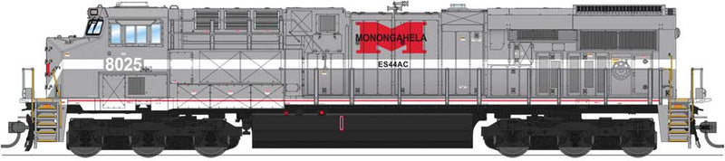 GE ES44AC - Sound and DCC - Paragon3 -- Norfolk Southern 8025 (Monongahela Railroad Heritage, gray, white, red)