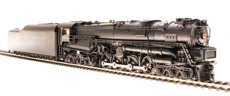 Class S2 6-8-6 Turbine w/Sound, DCC & Smoke - Brass Hybrid Paragon4(TM) -- Pennsylvania Railroad #6200 (As-Delivered, black)