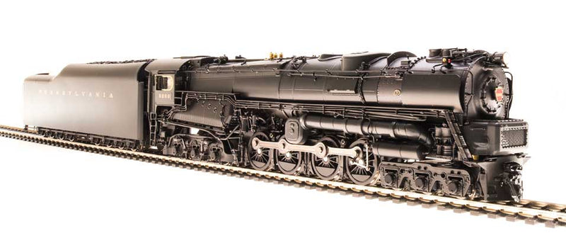 Class S2 6-8-6 Turbine w/Sound, DCC & Smoke - Brass Hybrid Paragon4(TM) -- Pennsylvania Railroad #6200 (Small Smoke Deflectors, black)