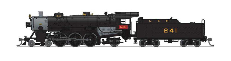 USRA 4-6-2 Light Pacific - Sound and DCC - Paragon3(TM) -- Louisville & Nashville 241 (black, graphite, red, yellow)