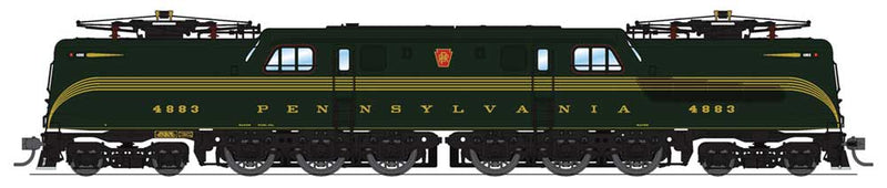 GG1 Electric - Sound and DCC - Paragon3(TM) -- Pennsylvania Railroad #4883 (Brunswick Green, 5-Stripe, Gold Roman Lettering