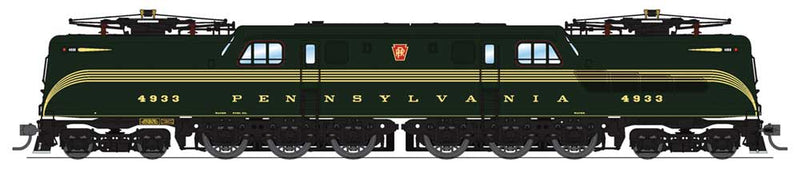 GG1 Electric - Sound and DCC - Paragon3(TM) -- Pennsylvania Railroad 4933 (Brunswick Green, 5-Stripe, buff Lettering)