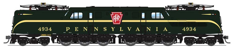 GG1 Electric - Sound and DCC - Paragon3(TM) -- Pennsylvania Railroad #4934 (Brunswick Green; Single Stripe, Buff Lettering)