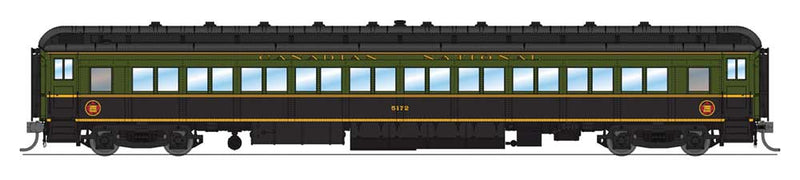 80' Coach 2-Pack - Ready to Run -- Canadian National (Set B: Fantasy Scheme; green, black)