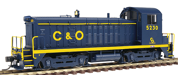Paragon(TM) Series Diesel EMD SW7 Phase I Switcher Powered w/Quantum(TM) Sound -- Chesapeake & Ohio #5230
