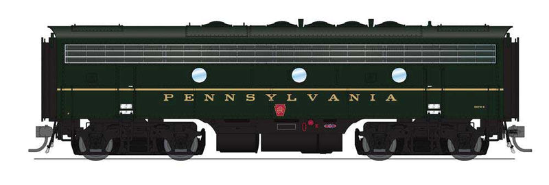 EMD F7B - Sound and DCC - Paragon4 -- Pennsylvania Railroad #9658B (Brunswick Green, Single Stripe)