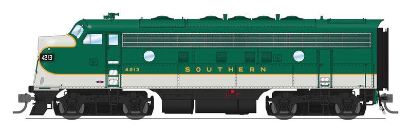 EMD F7A - Sound and DCC - Paragon4 -- Southern Railway #4214 (green, Imitation Aluminum)