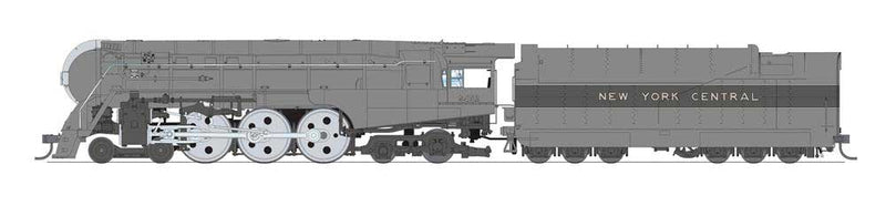 Class J3a 4-6-4 Dreyfuss Streamlined Hudson - Paragon3(TM) Sound and DCC - Bra -- New York Central 5454 (1938 20th Century Limited, gray, blue)