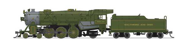 USRA 4-6-2 Heavy Pacific - Sound and DCC - Paragon4(TM) -- Baltimore & Ohio #5302 President Jefferson (green, graphite)