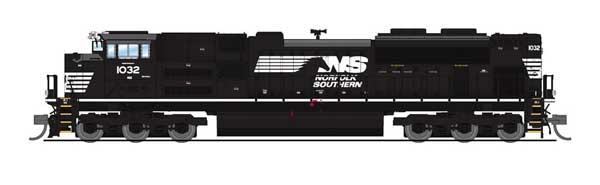 EMD SD70ACe - Sound and DCC - Paragon4(TM) -- Norfolk Southern #1032 (black, white; Horse Head Logo)