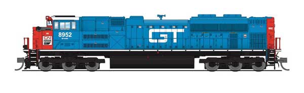 EMD SD70ACe - Sound and DCC - Paragon4(TM) -- Canadian National #8952 (Grand Trunk Western Heritage, blue, red, white)