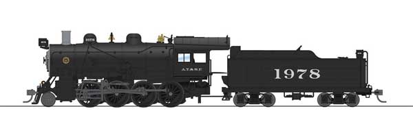 2-8-0 Consolidation - Sound, DCC and Smoke - Paragon4 -- Santa Fe #1983 (black, graphite)