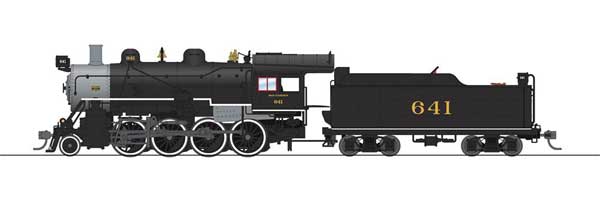 2-8-0 Consolidation - Sound, DCC and Smoke - Paragon4 -- Southern Railway #641 (black, graphite)