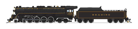 RDG Class T-1 4-8-4 - Sound and DCC - Paragon4(TM) -- Reading #2124 (Iron Horse Rambles Excursion, black)