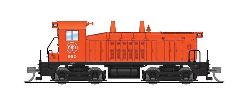 EMD SW7 - Sound and DCC - Paragon4(TM) -- Detroit, Toledo & Ironton #920 (orange, black, Monogram Logo)