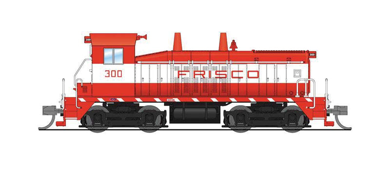 EMD SW7 - Sound and DCC - Paragon4(TM) -- St. Louis-San Francisco #304 (mandarin, white, Frisco)
