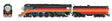 Class GS-4 4-8-4 - Sound and DCC - Paragon4(TM) -- Southern Pacific #4434 (Daylight; black, orange, red)