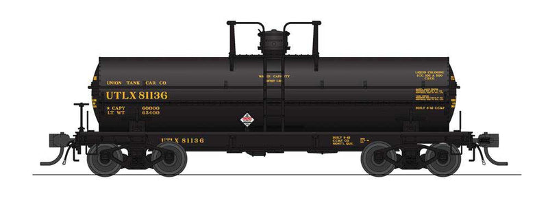 ACF Type 27/ICC-105 6,000-Gallon Tank Car 2-Pack - Ready to Run -- UTLX #81136, Penn Salt #233 (Late 1950s Schemes)-1