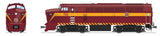 Baldwin RF16A Sharknose A - Sound & DCC - Paragon4(TM) -- Duluth, Missabe & Iron Range #7309 (Fantasy Scheme, maroon, yellow)-1