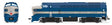 Baldwin RF16A Sharknose A - Sound & DCC - Paragon4(TM) -- Missouri Pacific #208 (Fantasy Scheme, Eagle, blue, gray)-1