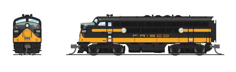 EMD F3A - Sound and DCC - Paragon4 -- St. Louis-San Francisco #5001 (black,yellow, Frisco Lettering)