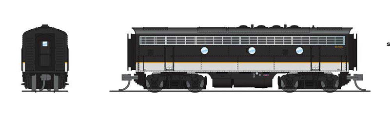 EMD F3B - Sound and DCC - Paragon4 -- Southern Railway #4365 (Tuxedo, black, white, gold)